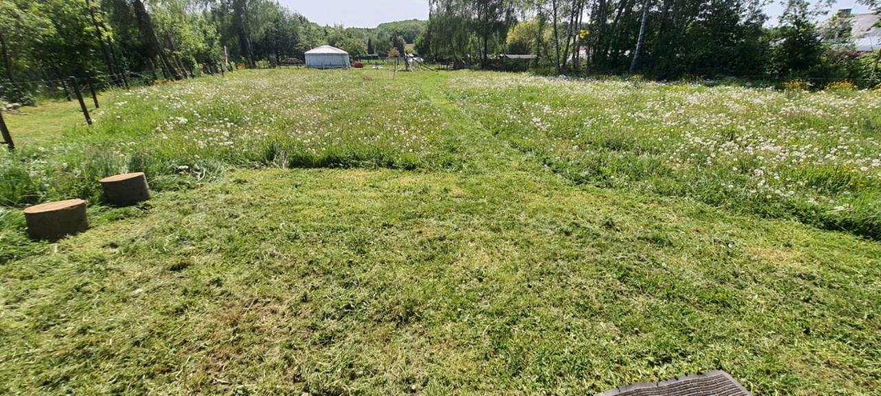 Slapen Tussen De Ezels In De Yurt Otel Aarschot Dış mekan fotoğraf